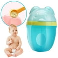 thumbnail image 2 of 3-Compartment Baby Powder Dispenser Portable Leak-Proof Formula Storage Container for Travel for Easily Baby Feeding Outdoors, 2 of 5