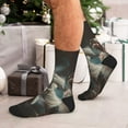 thumbnail image 7 of Disketp Astronaut Polar Bear Roar Unisex Mid-Calf Socks Lightweight Breathable Ventilation Ankle Socks, 7 of 7