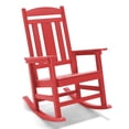 thumbnail image 4 of Dycanpo Outdoor Rocking Chair, Weather Resistant Proch Rocker for Adult, Red, 4 of 8