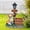 (Chihuahua), variant on Solar Garden Statue with Planter & Solar Lantern, Outdoor Resin Animal Sculpture, Waterproof Yard Lawn Decor Pot for Succulents, Front Porch Ornament Housewarming Gift (Lying Silver Tabby Cat)