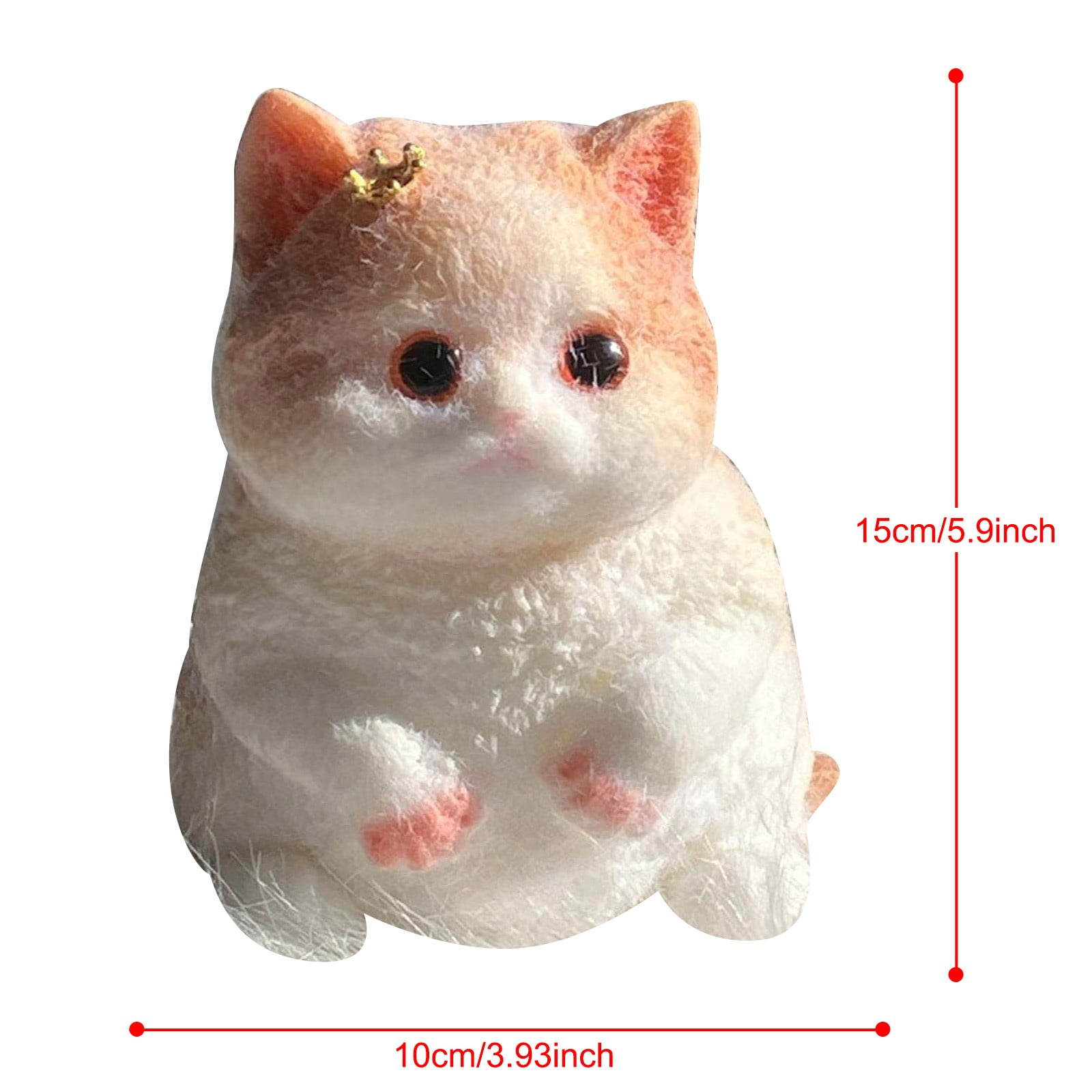 Nkmbld Fidget Toys Super Soft Cat Stress Relief Toys, Cute Animal Fidget Toys for Anxiety, Stress Relieve, Increase Entertainment