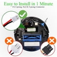 thumbnail image 4 of 3000mAh New Battery for Shark R201 RV2000WD RV2001 RV2001WD RV2002WD RV2011DRUS AV2001 Robot Vacuum, 4 of 4