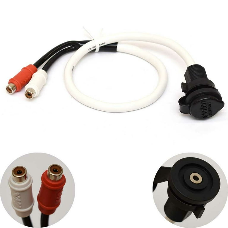 Boat Auxiliary Audio Jack MA-AUX-F 21 Inch Female - 3 Female Audio Jacks For Chaparral Boats