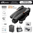thumbnail image 3 of AE86 PRO MAX Screen Control Aerial Drone , Obstacle avoidance drone, Load capacity Endurance 48 minute ,4K quality, 3-axis stabilized gimbal, Aerial camera, Black/Grey (Black, 1 Battery_Non-Avoidance), 3 of 12