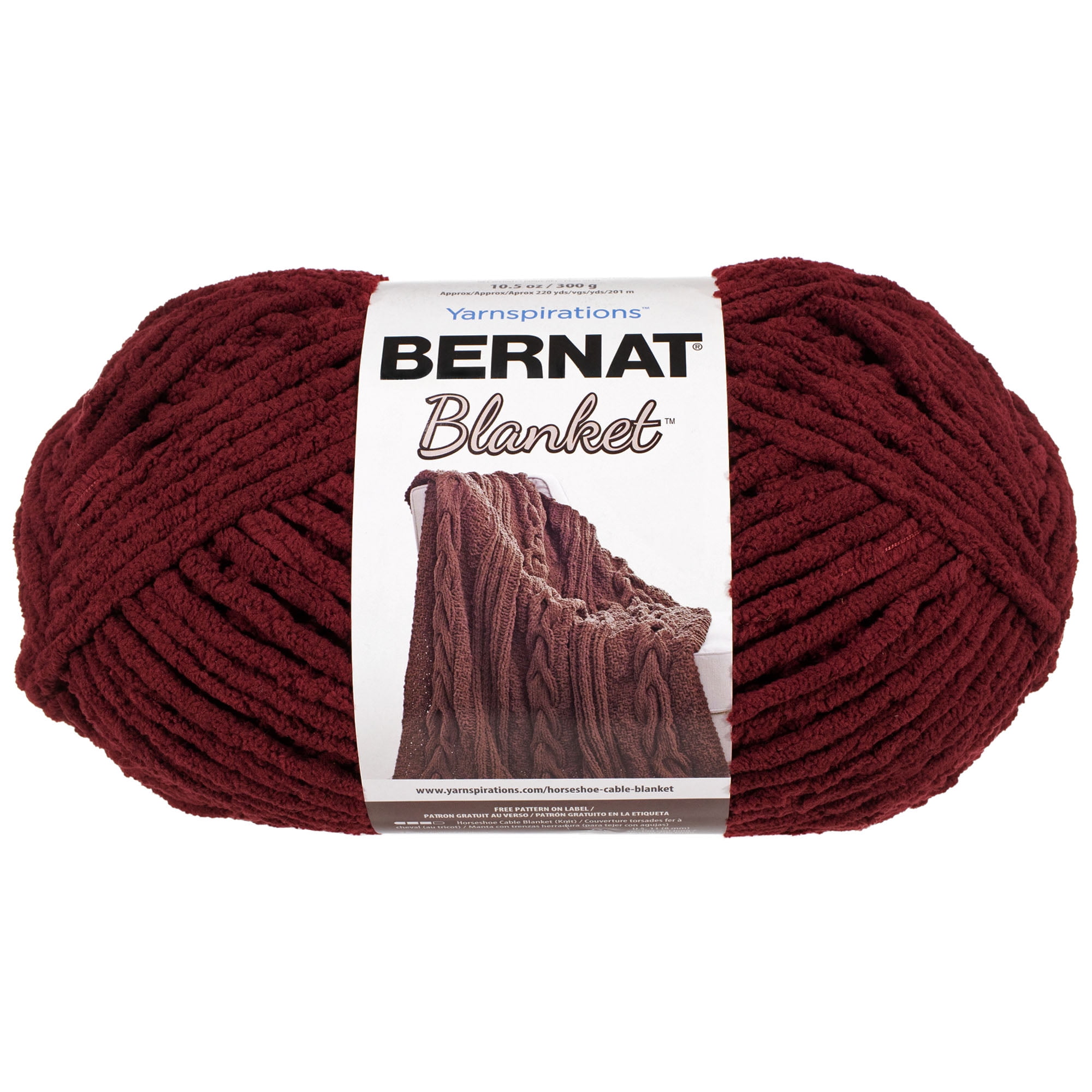 220 Yard Skein of Super Bulky (Size 6) Blanket Yarn – 100% Polyester Fibers  – Multiple Color Options – for Weaving, Knitting, and Crochet (Sonoma)