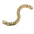 thumbnail image 4 of QQTDFG Fashion Women Men Stainless Steel Cuban Curb Link Chain Bracelet 15mm Gold Tone-default, 4 of 5