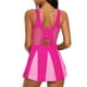 thumbnail image 4 of Traje de baño de una pieza Zando Hot Pink Splice para mujer, 4 of 6