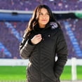 thumbnail image 4 of Women's ActionHeat Black Washington Commanders 5V Battery Heated Long Puffer Full-Zip Hoodie Jacket, 4 of 6