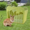 thumbnail image 1 of Comedero para Jaulas de Conejos, Comedero para Conejillos de , Administrador de Alimentación, Dispensador de Mascotas, Comedero para Otros Verde Yinane Comedero de heno para conejos, 1 of 8