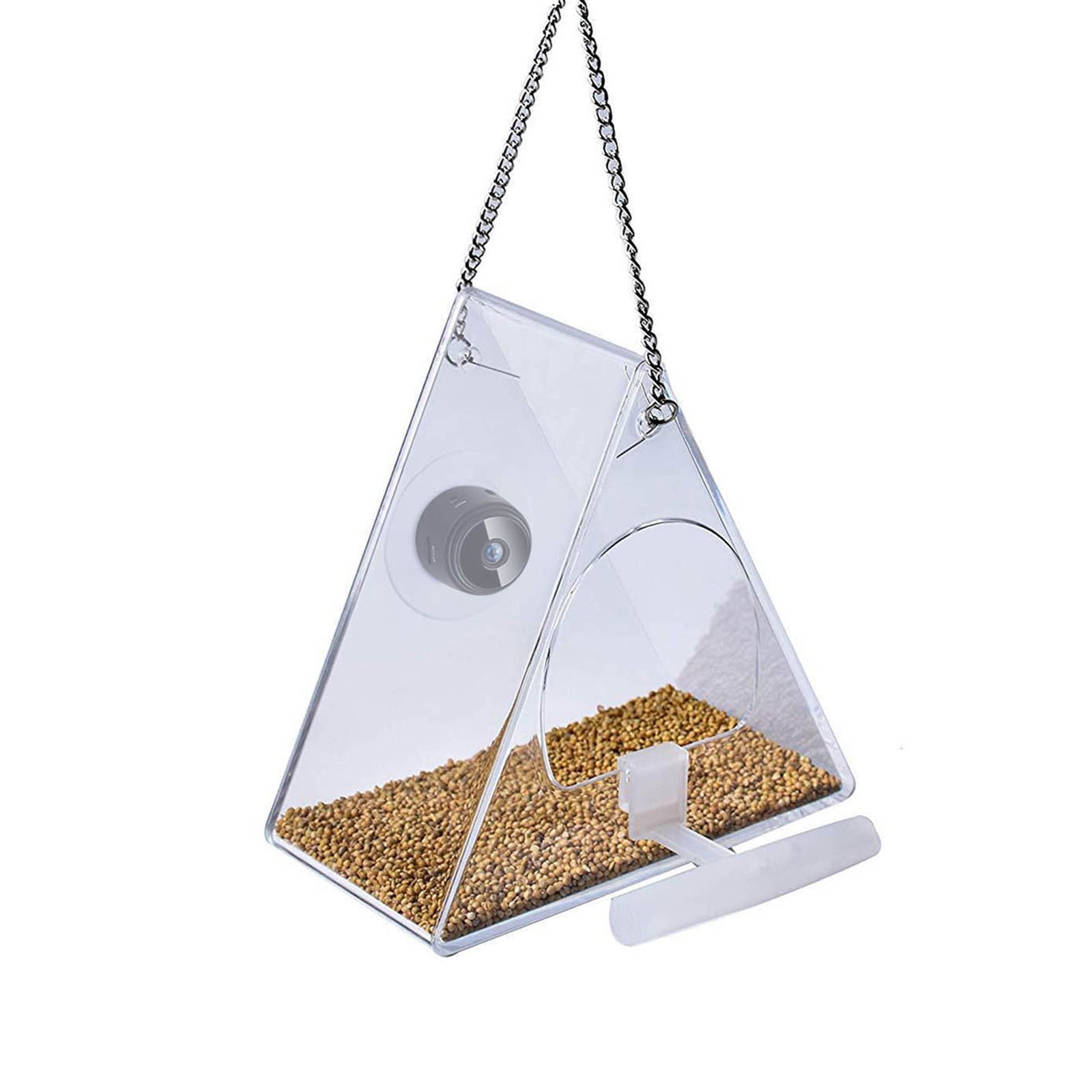 Fankiway Bird Feeders for Outdoors, Pet Smart Bird Feeder Outdoor Real-time Monitoring Bird Feeder With HD Camera And Solar Charging Panel