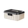thumbnail image 2 of jifeng Lockable Storage Container Bin Lidded Storage Container Stackable Document Organizer Case for Living Room School Dorm Kitchen 36.2x28.5x15.8cm, 2 of 9