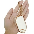 thumbnail image 6 of TPU for Kia Key Cover with Keychain Keyless Entry Remote Control Key Fit for Kia Telluride 2023/2024 Smart Key Fob Shell (White), 6 of 11