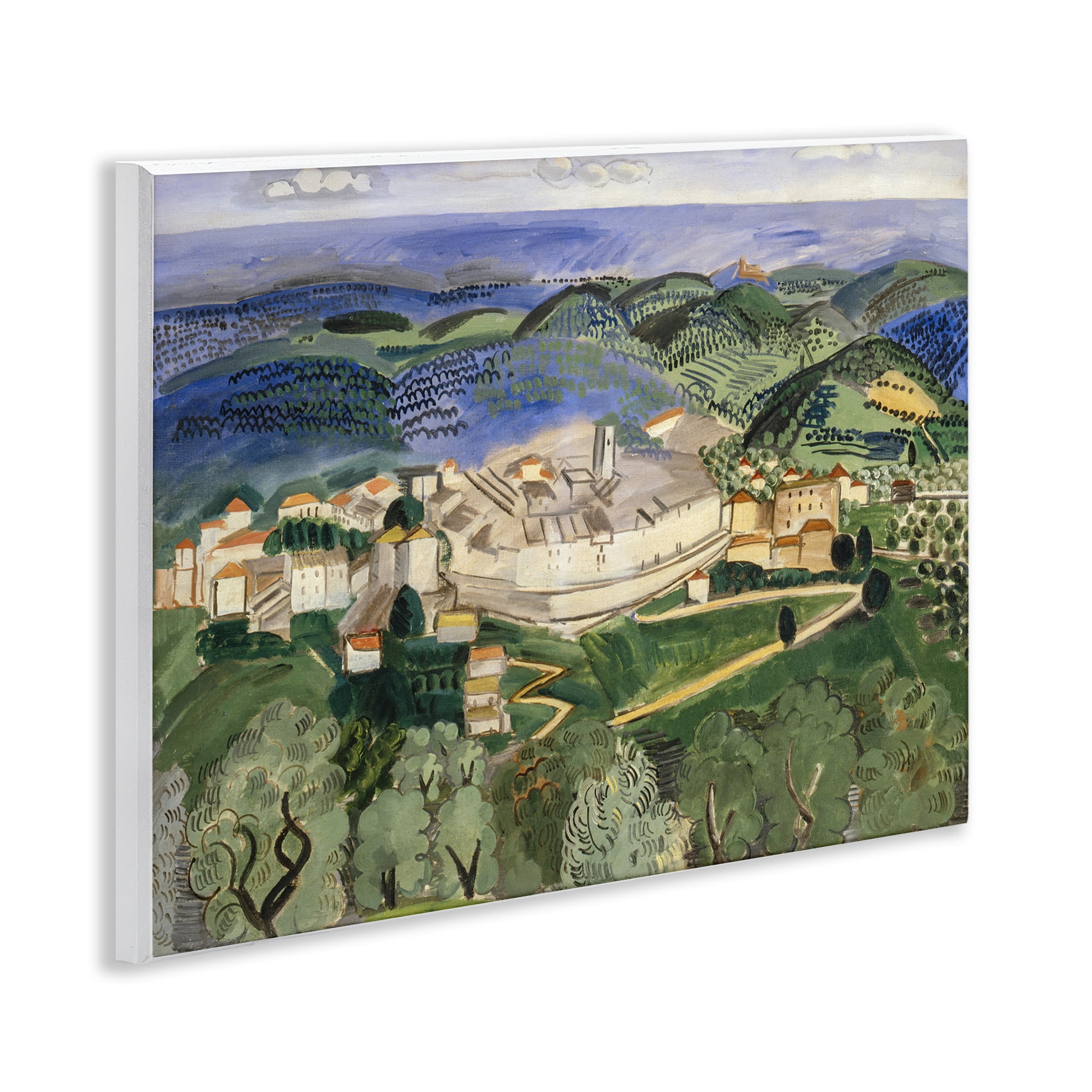 Stupell Industries Classic Raoul Dufy Landscape Landscape & Nature Painting Unframed Art Print Wall Art, 14 x 11
