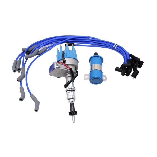 Kit combinado para distribuidores,Cables del distribuidor,Kit combinado de arnés y juego de reemplazo de tapas,Piezas de la bobina de encendido del conjunto del distribuidor,Accesorios para