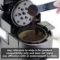 thumbnail image 2 of 1pack Coffee Basket Compatible with Ninja Coffee Maker, Reusable Basket Filters for Ninja PB051/PB041ST, 2 of 7