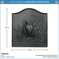 thumbnail image 2 of Minuteman Fox Fireback - Cast Iron - Black, 2 of 5