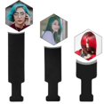 thumbnail image 4 of 4 Pieces Highlighting Board And Brush Kit, 3 Pieces Flat Top Comb Board Paddle And 1 Piece Hair Coloring Brush For Hair Dye And Salon Uses (black), 4 of 5