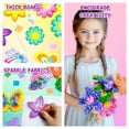 thumbnail image 3 of Kit de manualidades Art & Craft Activity Poke Fun ramo de flores para niños, 3 of 6