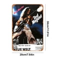 thumbnail image 4 of Placa Metal Vintage Ted Nugent Pared Pintura Hierro Rectangular 20x30 Cm, 4 of 9