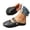 sandals 113#Black, variant on WAYUTE Women Sandals Ballerina Adult Hollow Design Sandals Beach Ballet Low Heel Comfortable Slip On Shoes Casual Summer