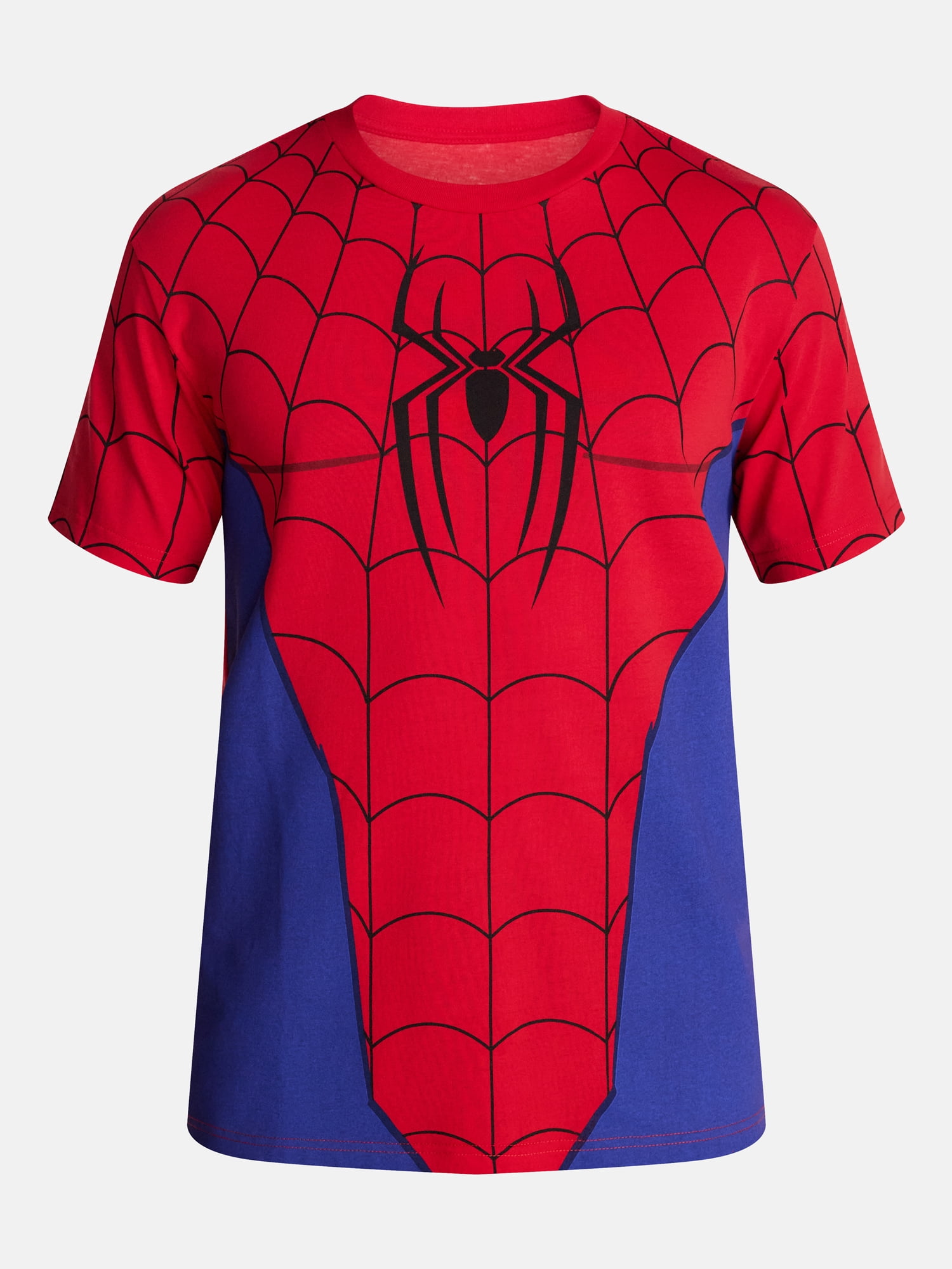 Spider-Man Men's and Big Men's Graphic Cosplay Tee and Beanie Set, 2-Piece, Sizes XS-3XL
