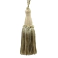 thumbnail image 1 of Decorative 5 1/2" (14cm) Key Tassel, 5 1/2" (14cm) Loop (Style# KTC055), Sand Dollar Beige Multicolor (Color# PR11) Sold Individually, 1 of 1
