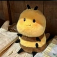 thumbnail image 6 of Bumblebee Stuffed Animal Plush Toy - Soft Fluffy Design With Cute Facial Expression, 8 Inch - For , Toddlers, Bedroom Decor, Playtime, Gift Giving, 6 of 8