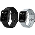 thumbnail image 2 of 2 piezas de correa deportiva compatible con correas de Apple Watch de 38 mm, 40 mm, 41 mm, 42 mm, 44 mm y 45 mm, correa de repuesto de pulsera de silicona suave con cierre clásico para I, 2 of 5