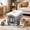 Gray, variant on HOARBOEG Foldable Pet Carrier Crate Portable Collapsible Cat Dog Travel Kennel Airline Cargo Car Outdoor Cage Gray