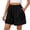 Black, variant on Women's Drawstring Shorts Elastic Waist Lightweight Summer Casual Short with Pockets (Blue, S)