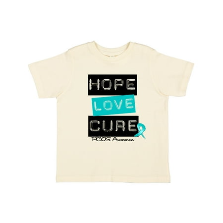 

Inktastic PCOS Hope Love Cure Gift Toddler Boy or Toddler Girl T-Shirt
