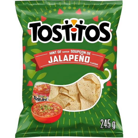 Tostitos Hint of Jalapeño Flavour Tortilla Chips, 245GM