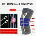 thumbnail image 3 of Unisex Sports Silicone Knee Pads Compression Support Spring Protection Kneecap, 3 of 7