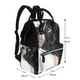 thumbnail image 2 of Easygdp Black And White Boston Terrier para Bolsa de Bebé de Gran Capacidad con Múltiples Bolsillos, Bolsa de Pañales para Padres, Bolsa de Viaje Organizada y Elegante, 2 of 6