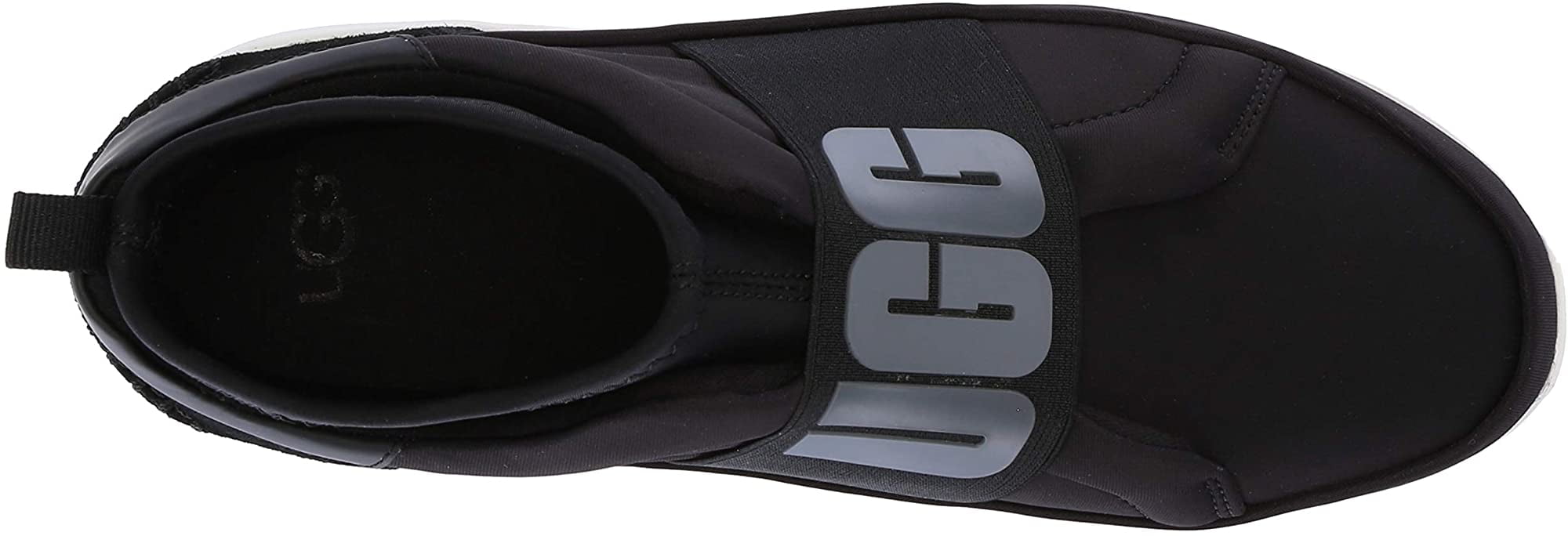 UGG Neutra Sock Sneaker Leather Grey & Silver | Leather, Leather sneakers,  Uggs