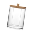thumbnail image 4 of Soporte de filtro de café soporte de almohadilla redonda de almohadilla de almacenamiento reutilizable Organizador de madera recipiente de filtro de c, 4 of 9