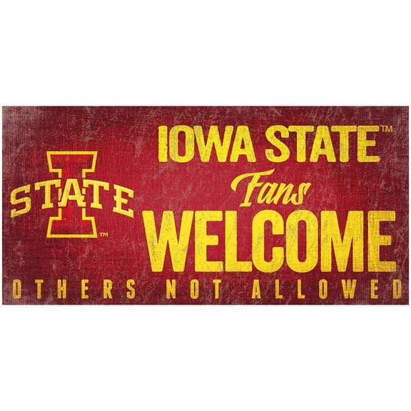 Fan Creations NCAA Fans Welcome Sign