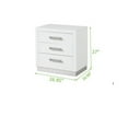 thumbnail image 6 of Newboti Furniture Coco Nightstand Made with Wood in Milky White Color 01779, 6 of 6