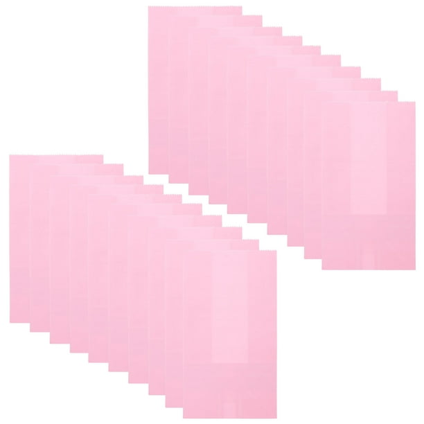 VERDANVERSE 20Ud Bolsas De Papel Para Regalo En Rosa Ideal Para Usar En Fiestas Y Almacenaje