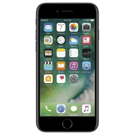 Pre-Owned Apple iPhone 7, GSM Unlocked 4G LTE Black, 32GB Used