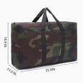 thumbnail image 2 of 8 Packs Camouflage Extra Large Moving Bags, 125L Heavy Duty Storage Bags, Waterproof Oxford Storage Tote Duffle Bag with Zippers for Clothes, Bedding, Comforters, Pillows, Moving, 2 of 7