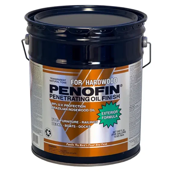 5 gal Penofin F5XHW5G Natural Exotic Hardwood Penetrating Wood Finish (550-VOC)