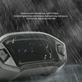 thumbnail image 4 of Motorcycle Speedometer, 199 Kph Mph, High Definition, VA Screen Real Color Digital Display, Universal Odometer Tachometer, Water Temperature Gauge Turn Signals, 4 of 7