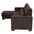 thumbnail image 3 of Sofá Love Chaise Izquierdo en L Eros 3 Plazas Chocolate para Sala, 3 of 8
