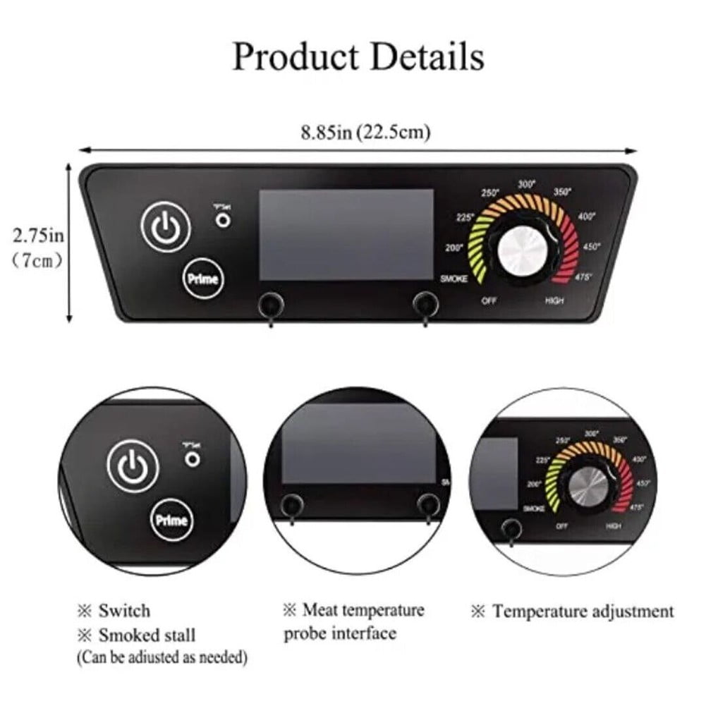 PitBoss Digital Thermostat Control Board for Wood Pellet Grills - Compatible with Tailgater PB340TGW1, Classic PB700FBW2, Austin XL PB1000XLW1 - Replacement P7-3407001000