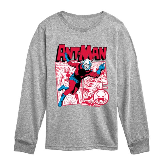 Ant-Man - Retro - Youth Boys Long Sleeve Graphic T-Shirt