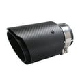 thumbnail image 4 of Black Car Exhaust Pipe Tip Rear Tail Throat Muffler Stainless Steel Accessories, 4 of 7