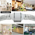 thumbnail image 6 of 4 Inch 8 Feet Non-Insulated Air Aluminum Foil Ducting Dryer Vent Hose For Hvac, 6 of 6