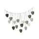 thumbnail image 5 of Tapiz de hojas de macramé para colgar en la pared, tejido a mano, con borlas de hojas, decoración elegante para el hogar Verde, 5 of 9