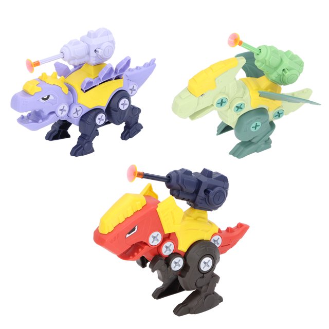 Juguete de dinosaurio de tallo articulaciones flexibles juguete de construcción educativo seguro 3 piezas de largo alcance para niños para juegos ANGGREK Otros